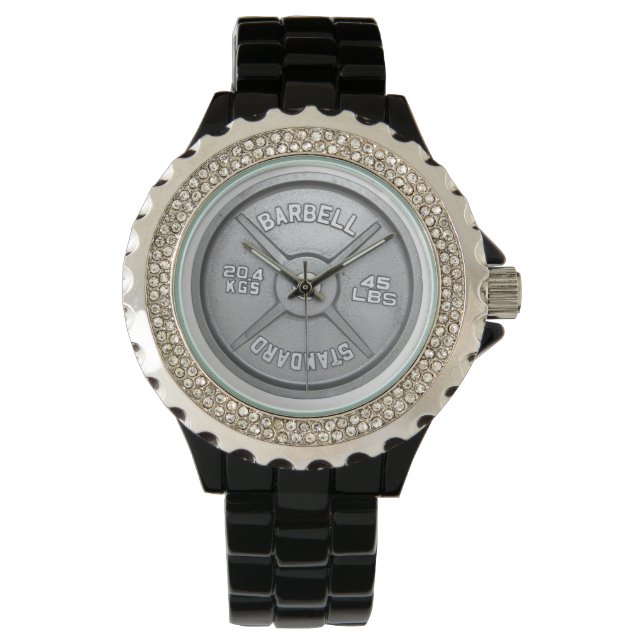 Montre Barbell Plate Wrist Watch (devant)