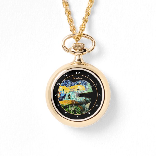 Montre Barcelone Lizard & Parc Guell, Catalogne / Gaudi (Recto)