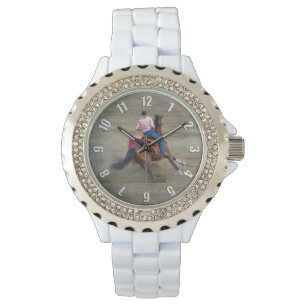 Montre Baril-Emballage de la conception de cow-girl de
