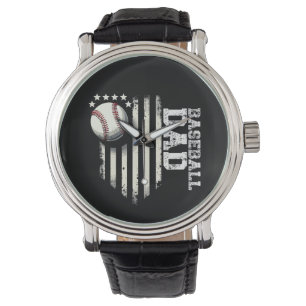 Montre Baseball DAD USA American Flag Fête des pères 4ème