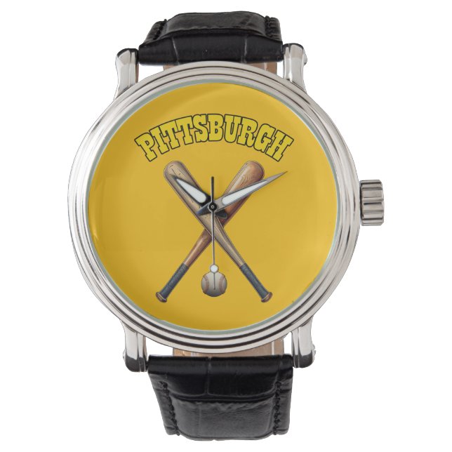 Montre Baseball de Pittsburgh (devant)
