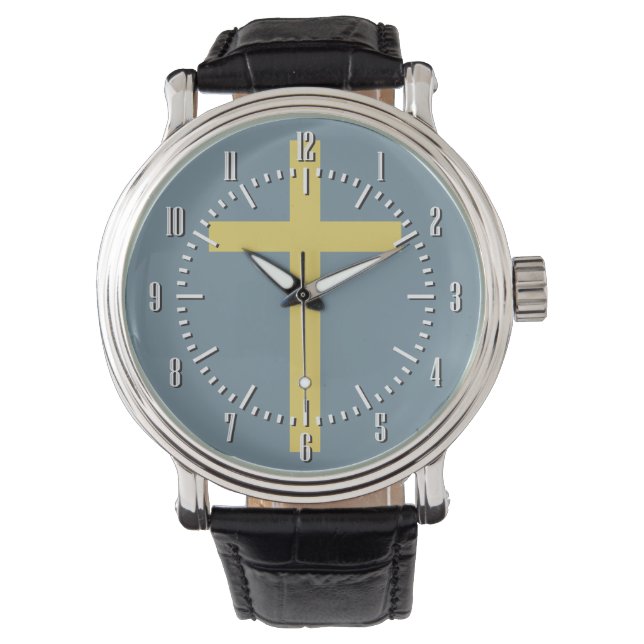 Montre Basic Christian Cross Golden Ratio (devant)