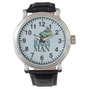 Montre BASS MAN Humour de pêche pour lui