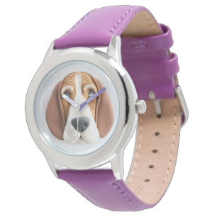 Montre Basset Hound Chien Inspiré 3D