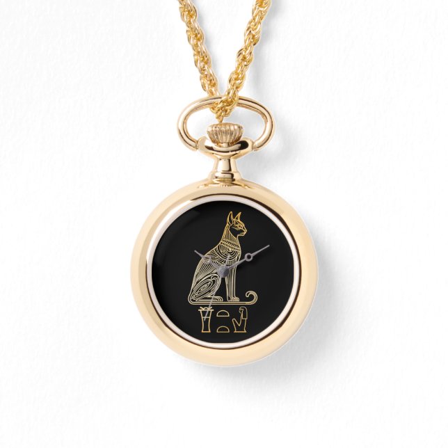 Montre Bastet, déesse égyptienne des chats. Nom dans les  (Recto)
