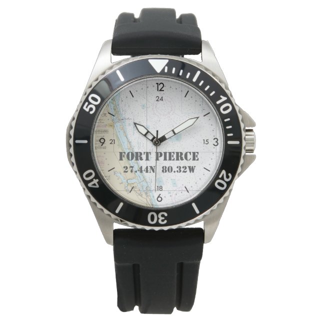 Montre Bateau de la Latitude nautique Longitude Fort Pier (devant)