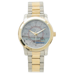 Montre Bateau de navires plage Claude Monet Nature Paix D