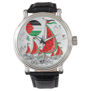 Montre Bateaux de la Flottille de la Liberté Mondiale à G