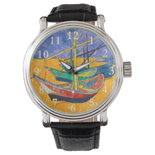 Montre Bateaux de Van Gogh Impressionnisme Plage