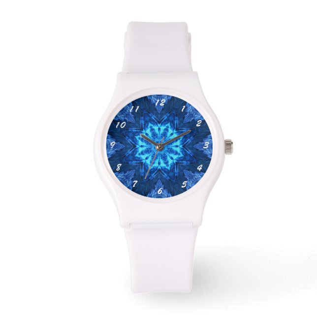 Montre Batik bleu (Recto)