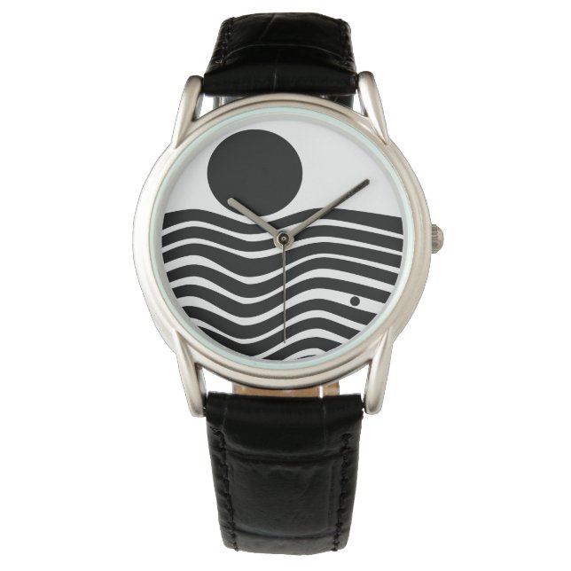 Montre Bauhaus Abstrait (devant)