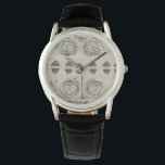 Montre Bazar motif - Formes arrondies et géométriques<br><div class="desc">Bazar motif III par Juin Erica Vess. Dispose d'un design aux formes géométriques et arrondies.</div>
