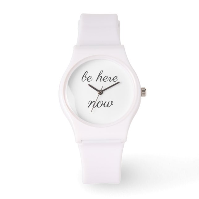 Montre Be Here Now Watch – Minimalist Mindfulness Present (Recto)