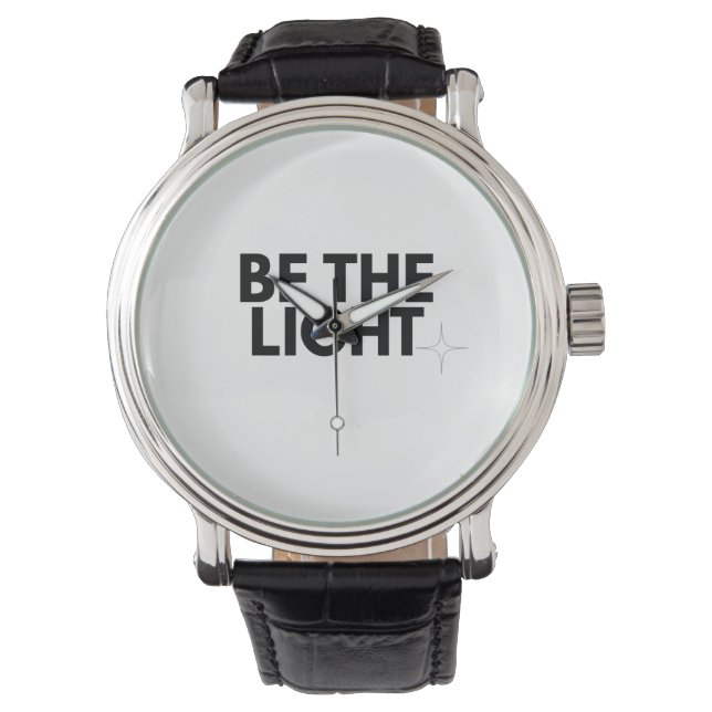 Montre Be the Light - Minimalist Christian Wrist Watch (devant)