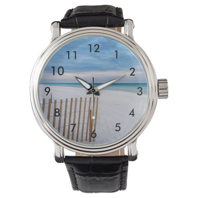 Montre Beach Fence Morning Destin Florida Watch (devant)