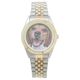 Montre Beagle de sourire de visage heureux
