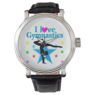 MONTRE BEAU BLEU J'ADORE GYMNASTICS DESIGN