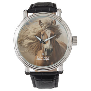 Montre Beau Cheval Brown Courir