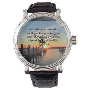 MONTRE BEAU JOHN 3:16 SUNSET PHOTO DESIGN