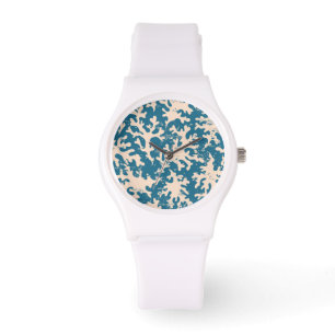Montre Beau motif de corail