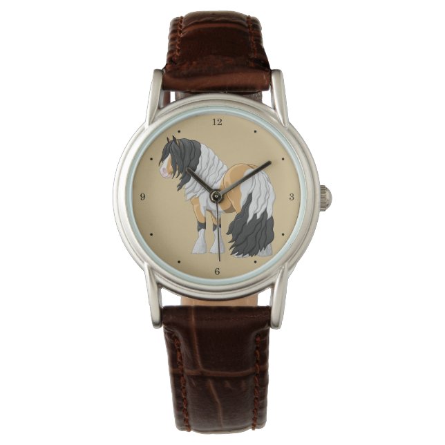 Montre Beau Pinto Pinto Gypsy Vanner Cheval de Beau (devant)