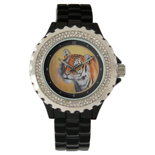 Montre Beau tigre orange du Bengale (devant)