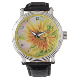 Montre Beau Tournesol Jaune