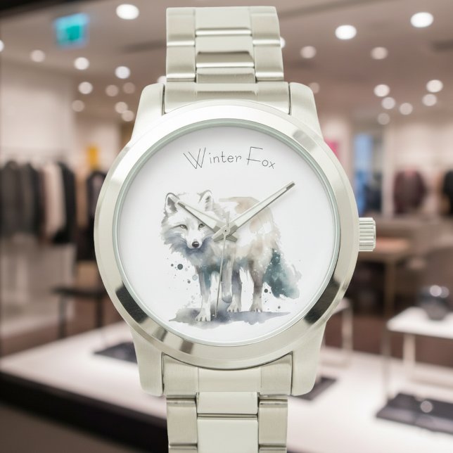 Montre Beauté de l'Arctique : Coutume de Fox d'hiver (Créateur téléchargé)