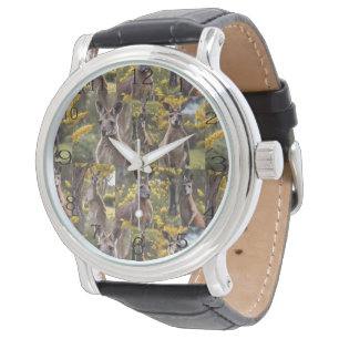 Montre Beauté de l'Outback : Collage photo de kangourou e