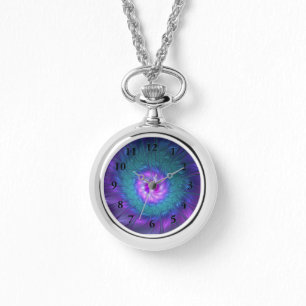 Montre Beauté florale Abstraite Fleur d'art fractionnée c