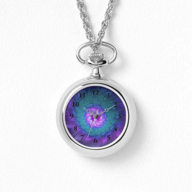 Montre Beauté florale Abstraite Fleur d'art fractionnée c (Recto)