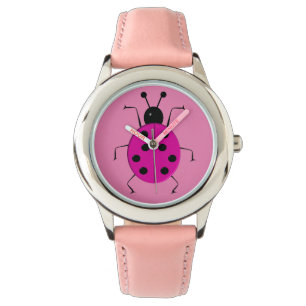 Montre Beaux coccinelles colorées, charme chanceux