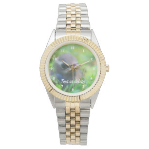 Montre Bébé Cèdre cire oiseau naissant Personnalisé
