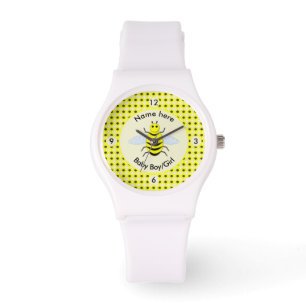 Montre Bébé jaune mignon abeille Genre Révéler Neutre Per