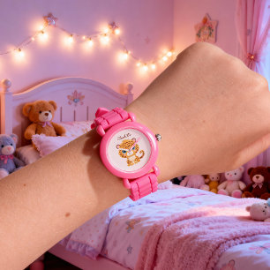 Montre Bébé Léopard Mignon Animaux de Safari Enfants