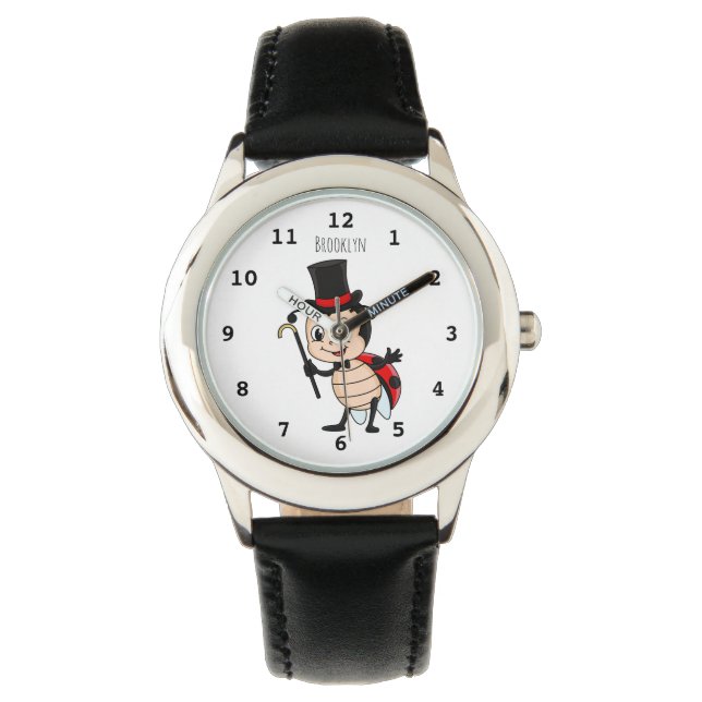 Montre Bébé mignon avec chapeau et dessin animé de cravat (devant)