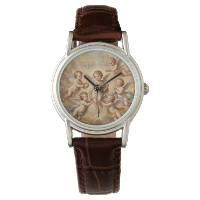Montre Bébés chrétiens au ciel (devant)
