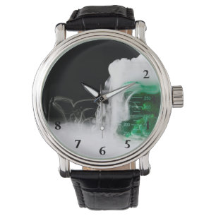 Montre Bécher à fluide vert
