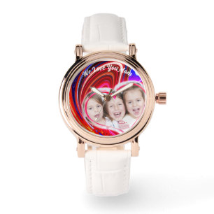 Montre Belle Abstrait Élégant Or Rose