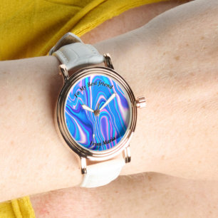 Montre Belle Abstraite Elegant Rose Gold Watch