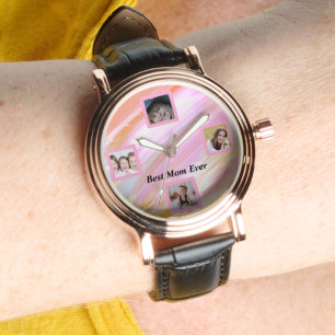 Montre Belle Abstraite Elegant Rose Gold Watch