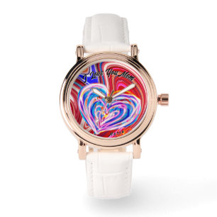 Montre Belle Abstraite Elegant Rose Gold Watch