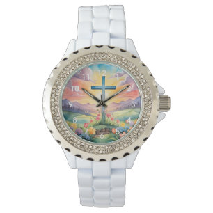 Montre Belle aquarelle de Pâques