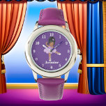 Montre Belle ballerine afro-américaine<br><div class="desc">conception par www.etsy.com/shop/MUJKA</div>