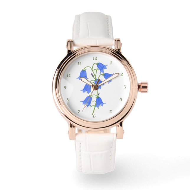 Montre Belle Bluebells Rose Gold Vintage Watch (Recto)