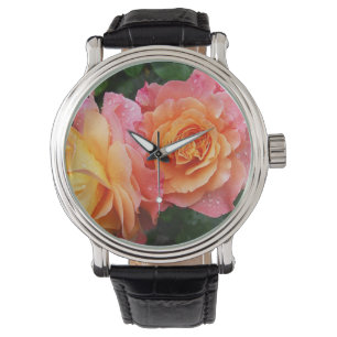 Montre Belle photo rose rose et orange