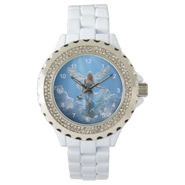 Montre Belle poitrine Aquarius dans les nuages (devant)