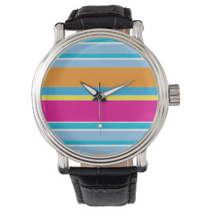 Montre Belles rayures colorées magiques