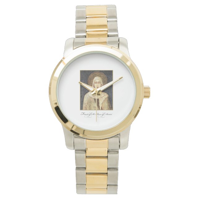 Montre Bénédictions de la fête de Sainte-Claire d'Assise (devant)