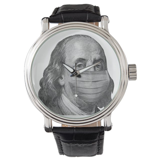 Montre Benjamin Franklin en masque (devant)